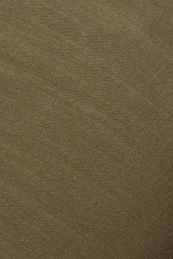 Olive Noelia Linen Slit Skirt