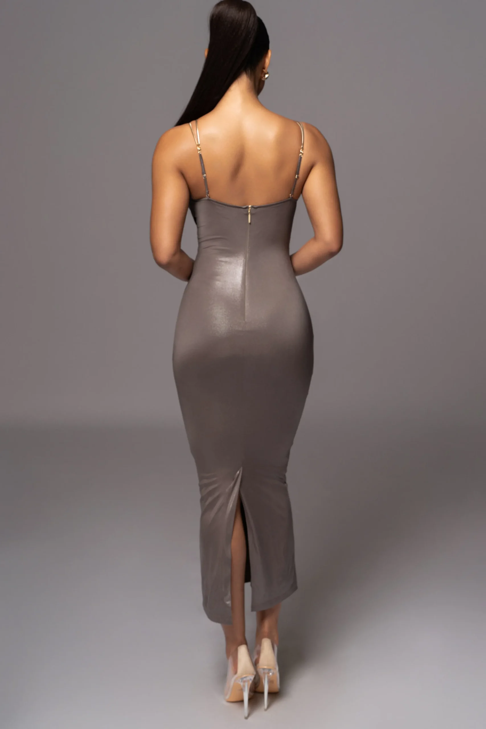 Olive Visions Of You Midi Dress