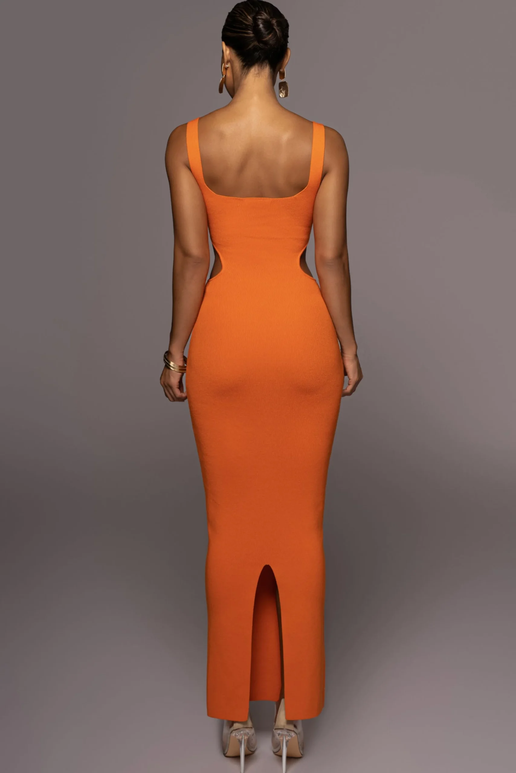 Orange Time After Time Dress