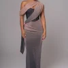 Pink Dusk Celestina Draped Maxi Dress