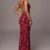 Pink Floral Front And Center Maxi Dress