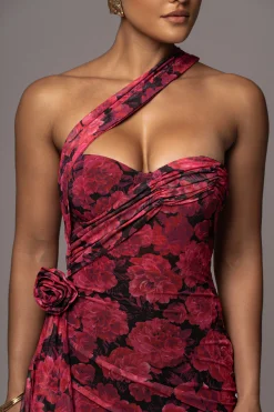 Pink Floral Villa Rosa Maxi Dress