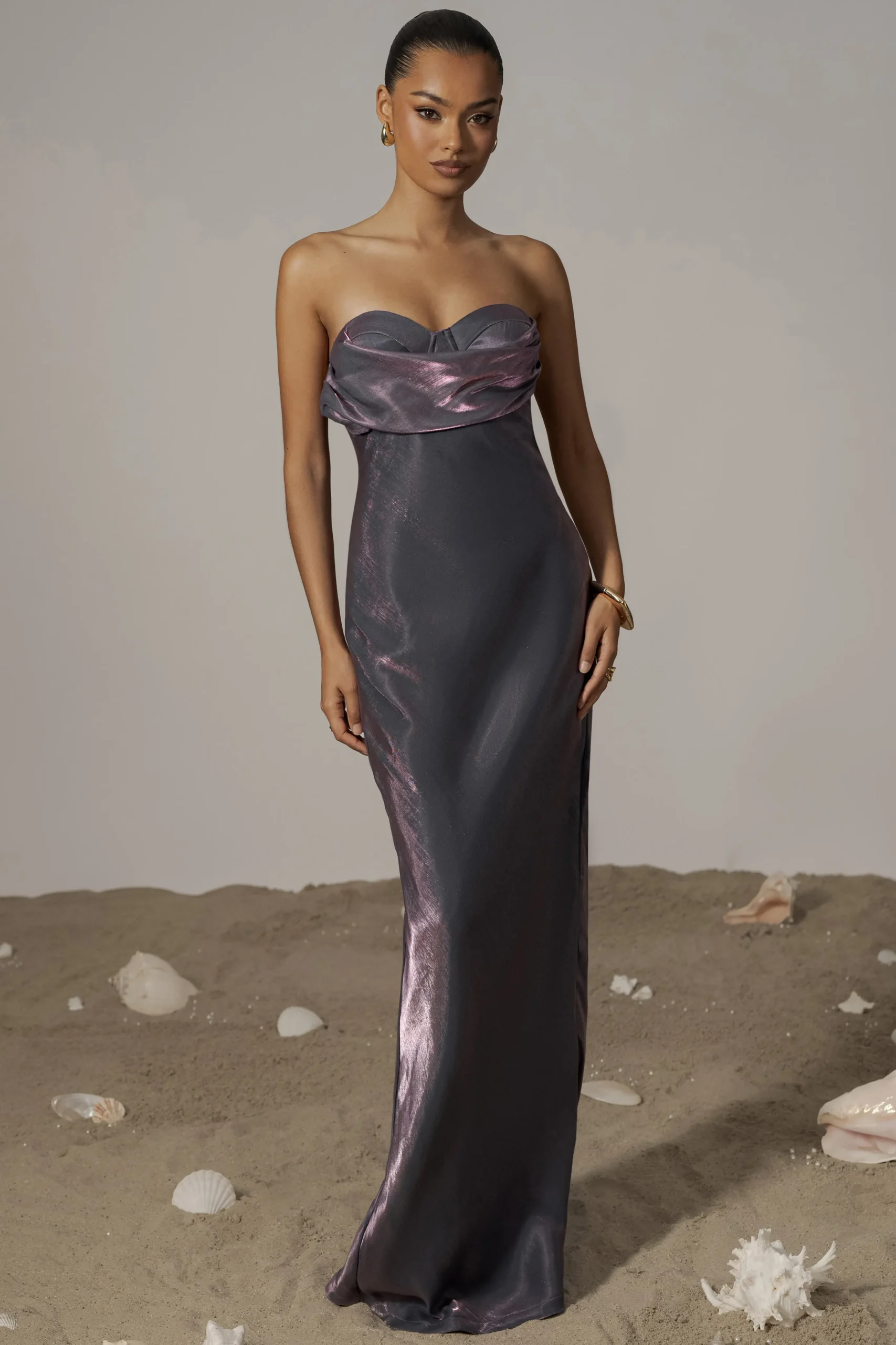 Purple Iridescent Visions Of You Dress