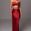 Red Isella 2-Piece Skirt Set