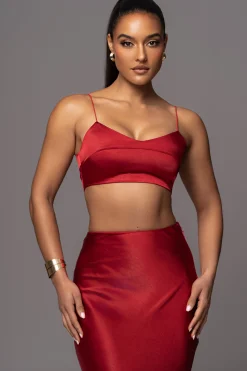Red Isella 2-Piece Skirt Set