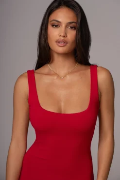 Red/Orange Keidi Reversible Maxi Dress