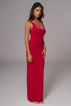 Red/Orange Keidi Reversible Maxi Dress