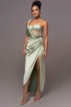 Sage Anastacia Drape Maxi Dress