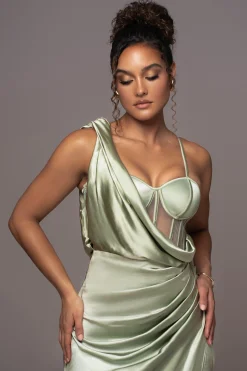 Sage Anastacia Drape Maxi Dress