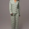 Sage Home For The Holidays Adult Pajama Set