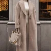 Sand Chelsie Longline Coat