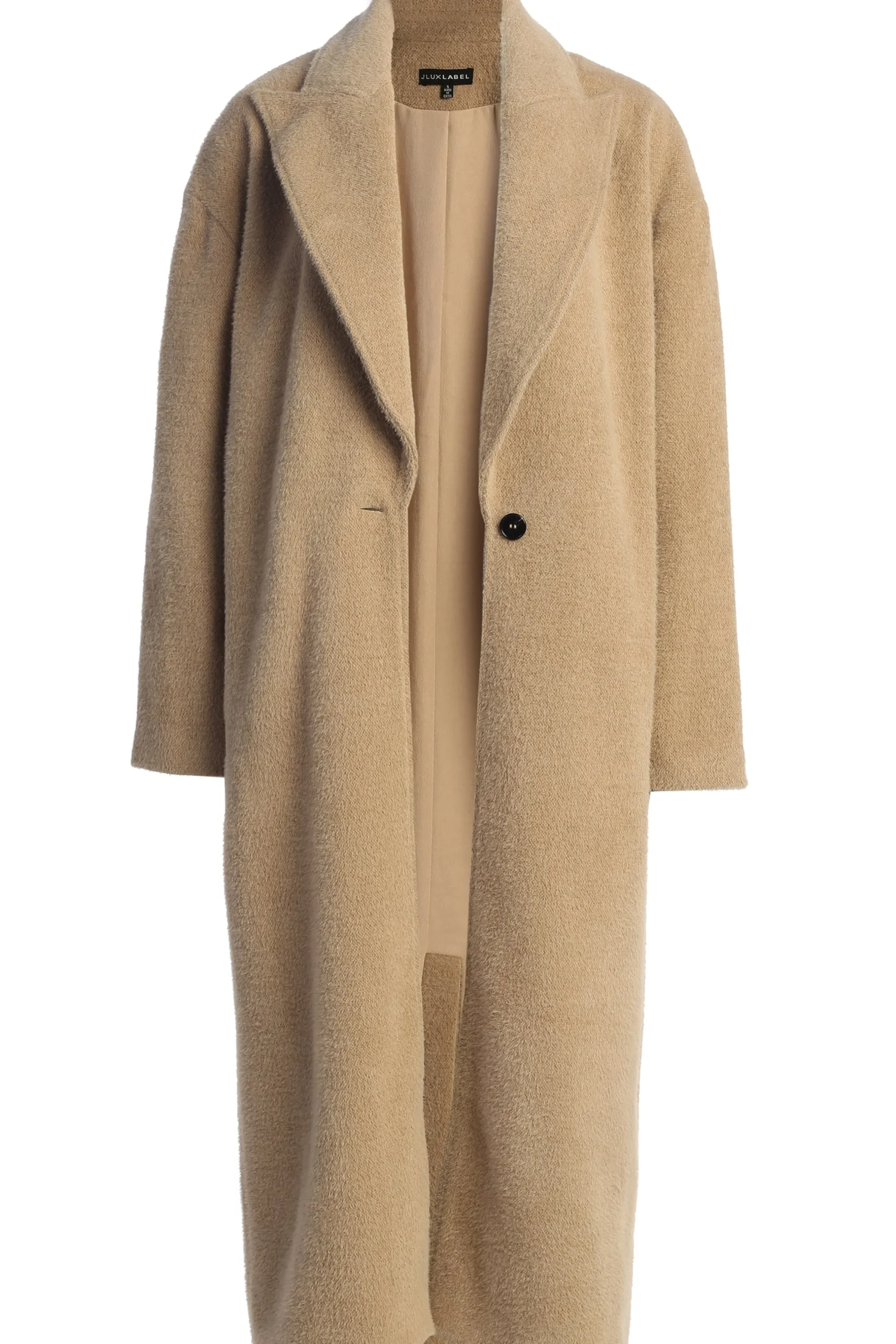 Sand Chelsie Longline Coat