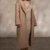 Sand Dion Oversized Coat