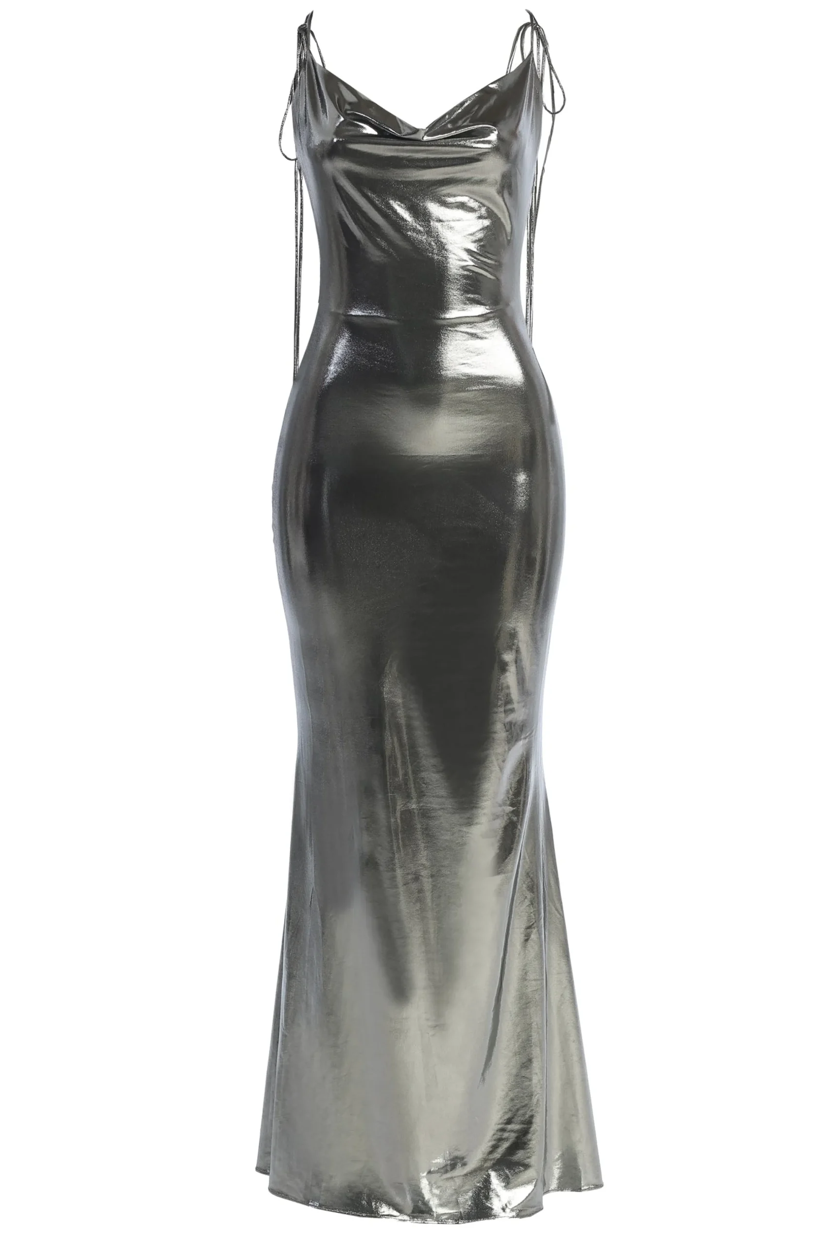 Silver Heart of Gold Maxi Dress
