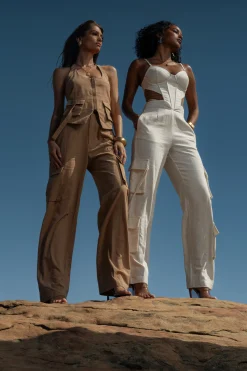 Tan Aeris Pant Set