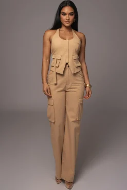 Tan Aeris Pant Set