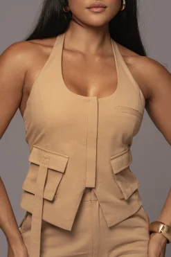 Tan Aeris Pant Set