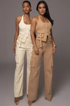Tan Aeris Pant Set