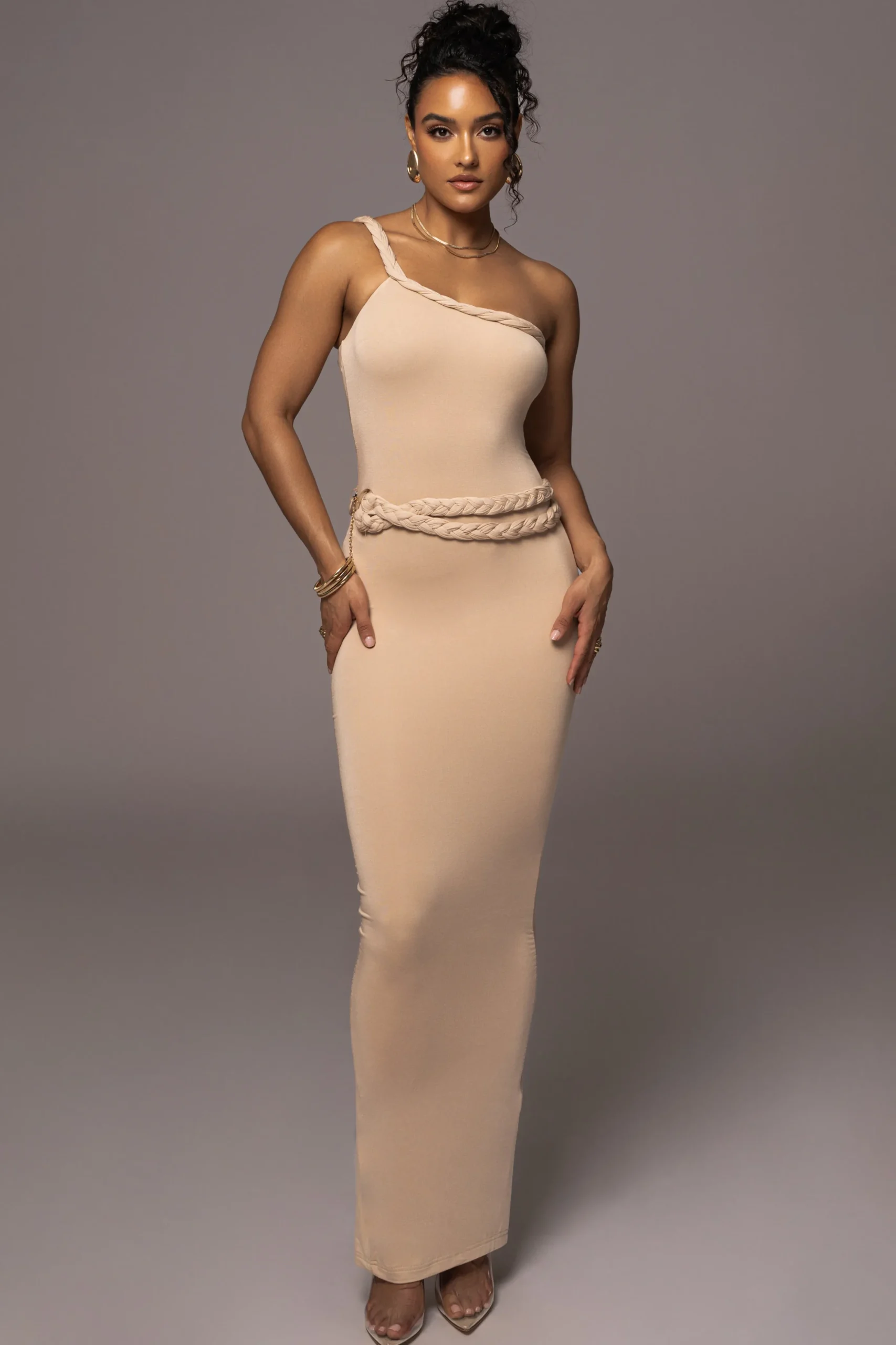 Tan One Of One Maxi Dress
