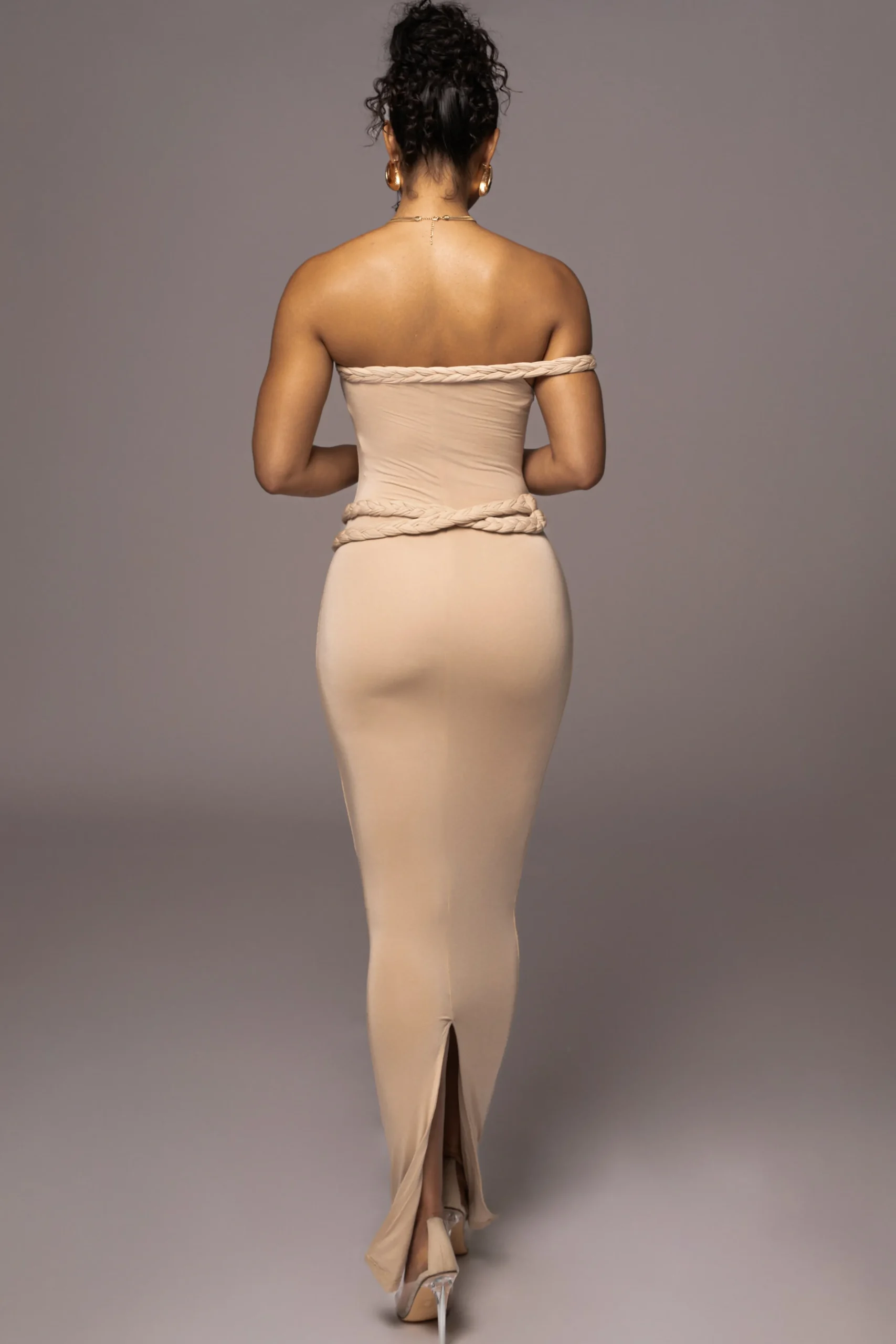 Tan One Of One Maxi Dress