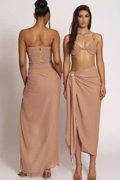 Tan Uncharted Waters Sarong