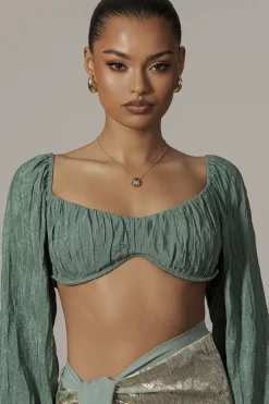 Teal Carey Long Sleeve Top