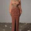 Terra Cotta Dreamland Linen Skirt