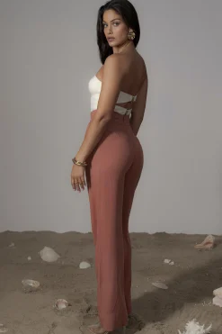 Terra Cotta Villa Views Linen Trousers