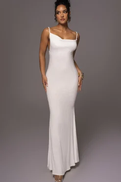 White Adventure Awaits Linen Maxi Dress