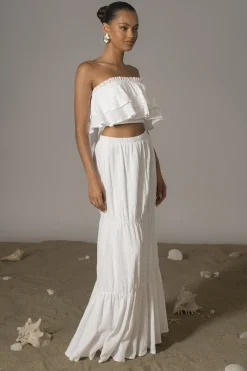 White By The Sea Skirt Set