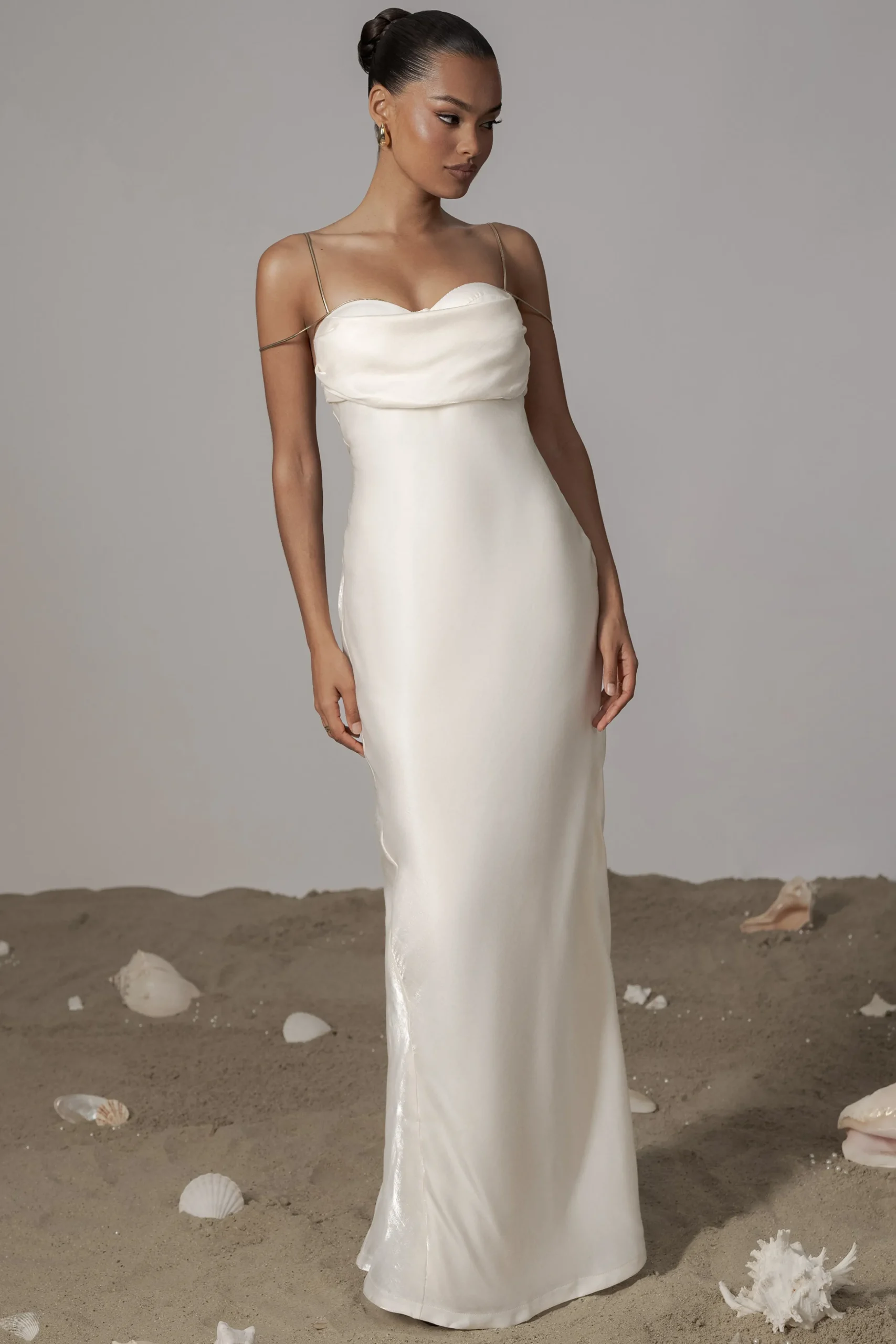 White Iridescent Visions Of You Dress