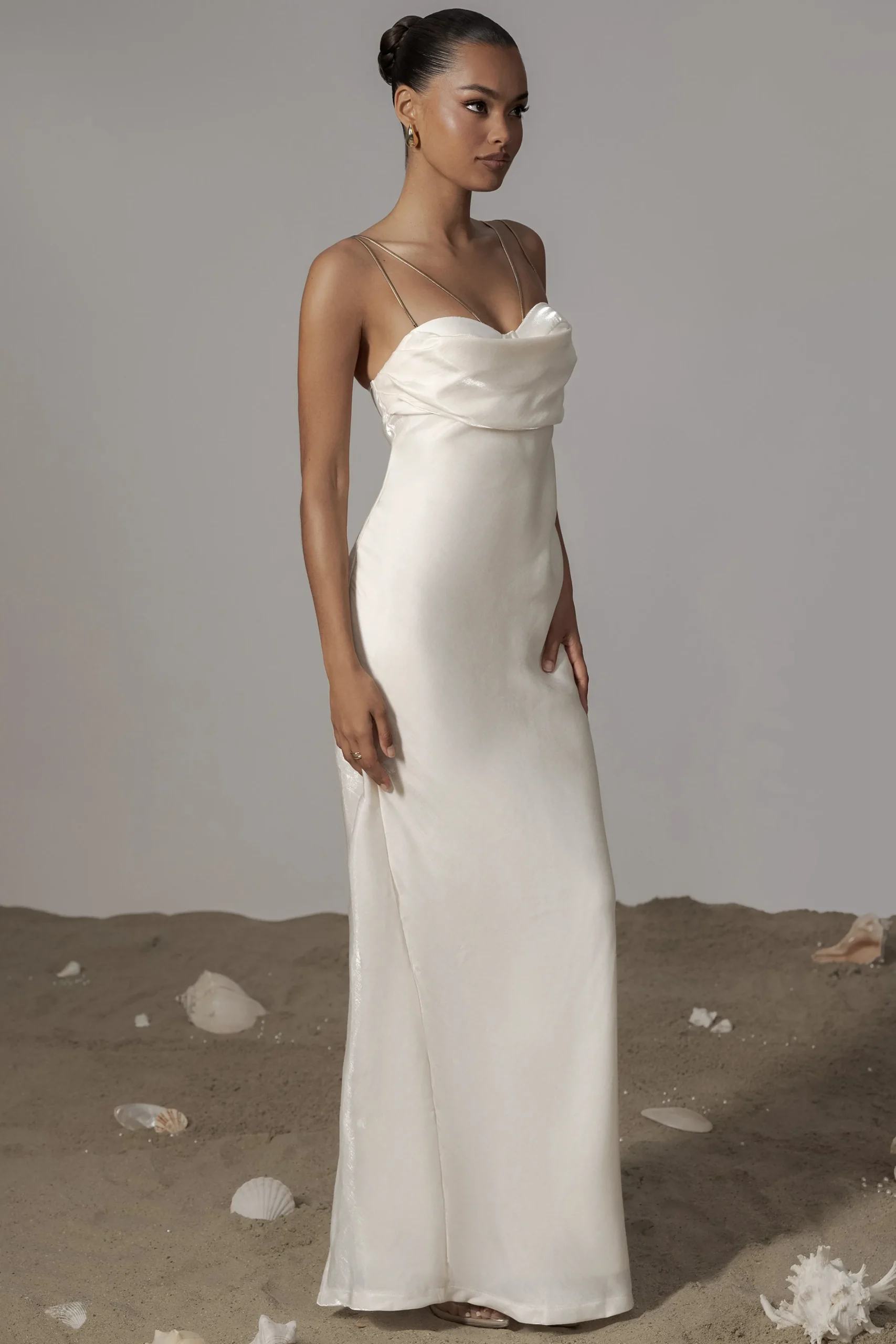 White Iridescent Visions Of You Dress