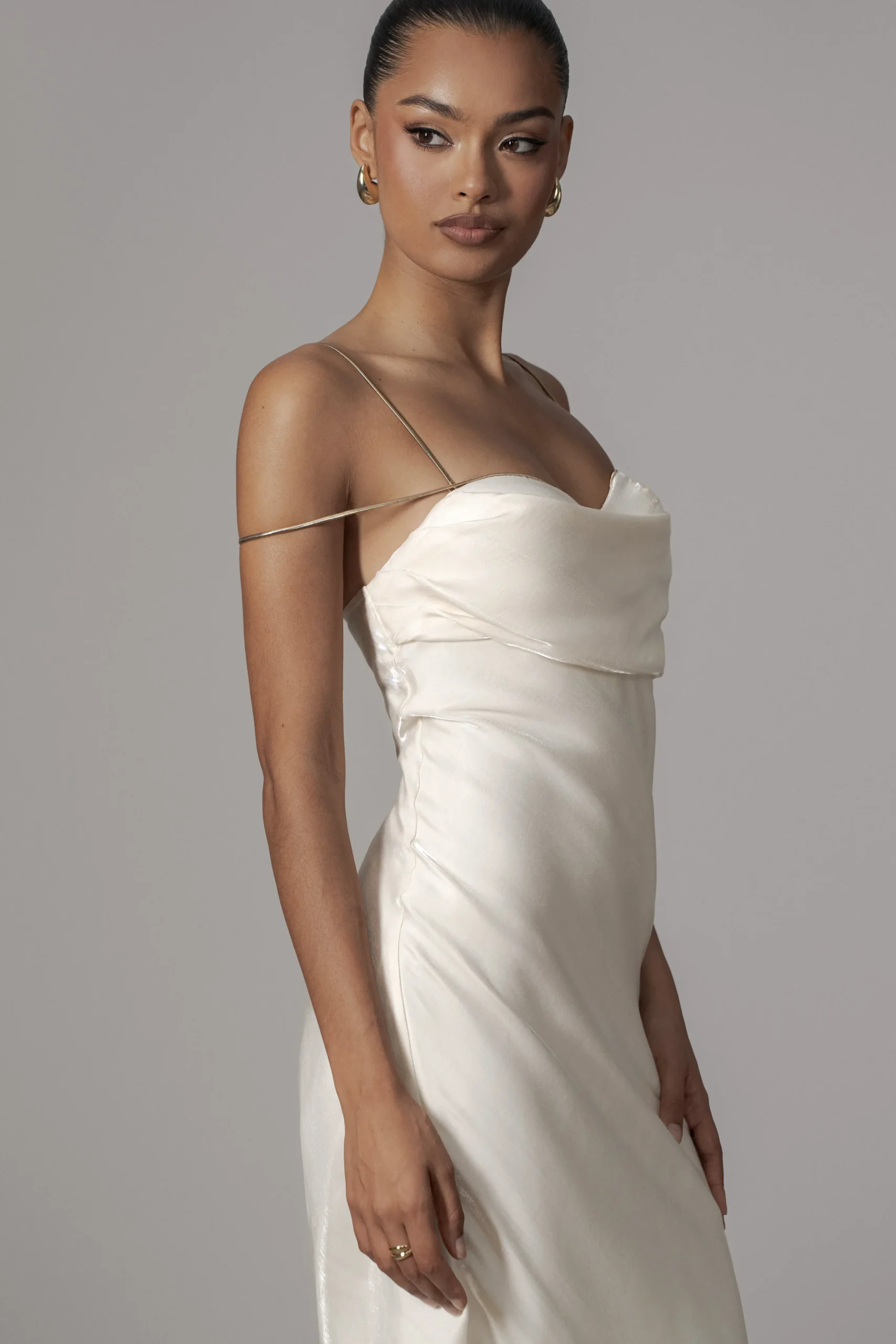 White Iridescent Visions Of You Dress