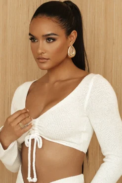 White Resort Two-Piece Skirt Set