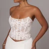 White Rosemere Lace Top