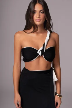 White/Black Venus Reversible Skirt Set