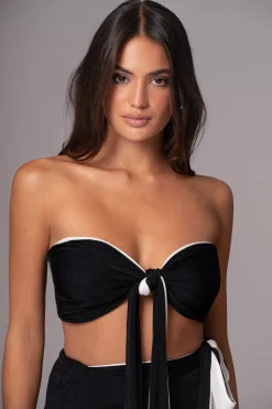 White/Black Venus Reversible Skirt Set
