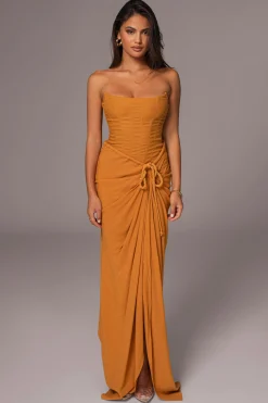 Yellow Fenix Reversible Linen Corset