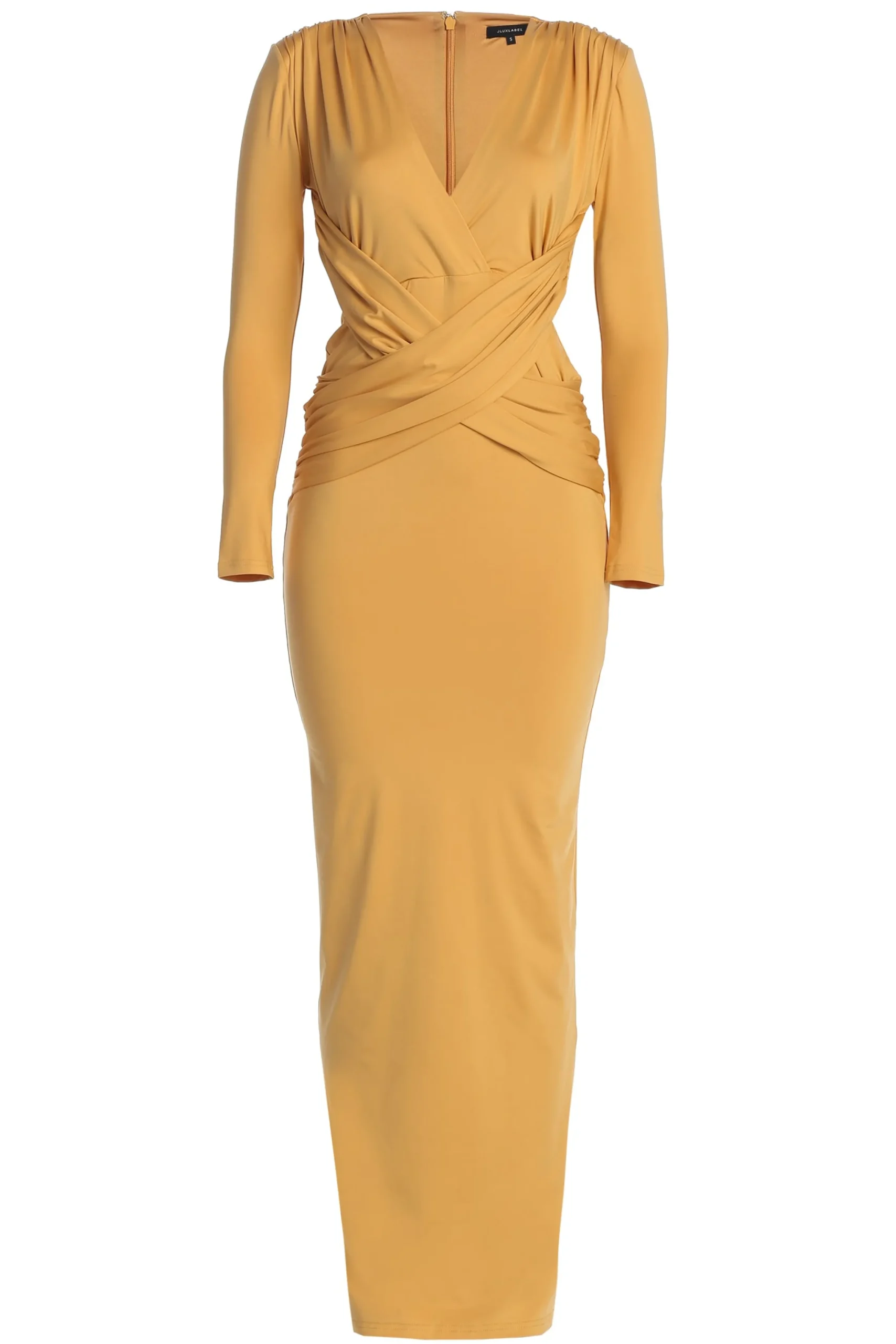 Yellow Rowan Plunge Maxi Dress
