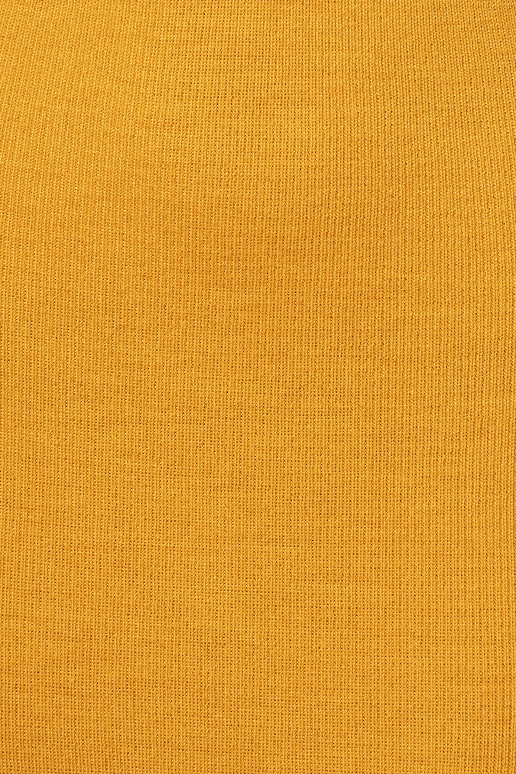 Yellow Sun Rays Knit Maxi Dress